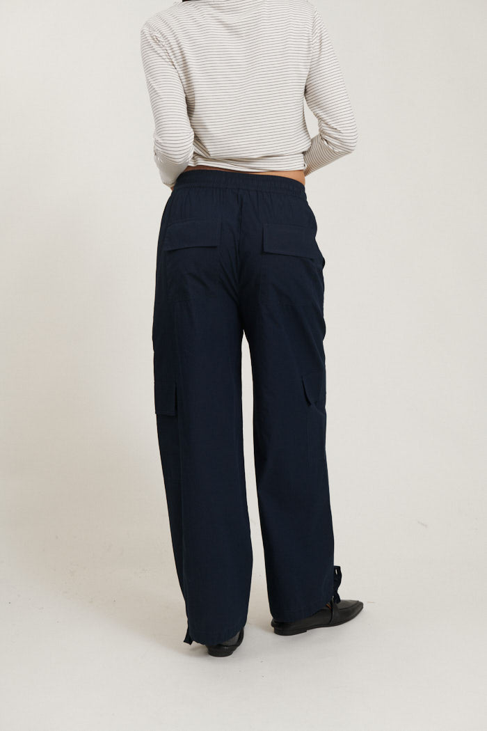 Basic Apparel Tilde Loose Cargo Pants Pants 606 Sky Captain